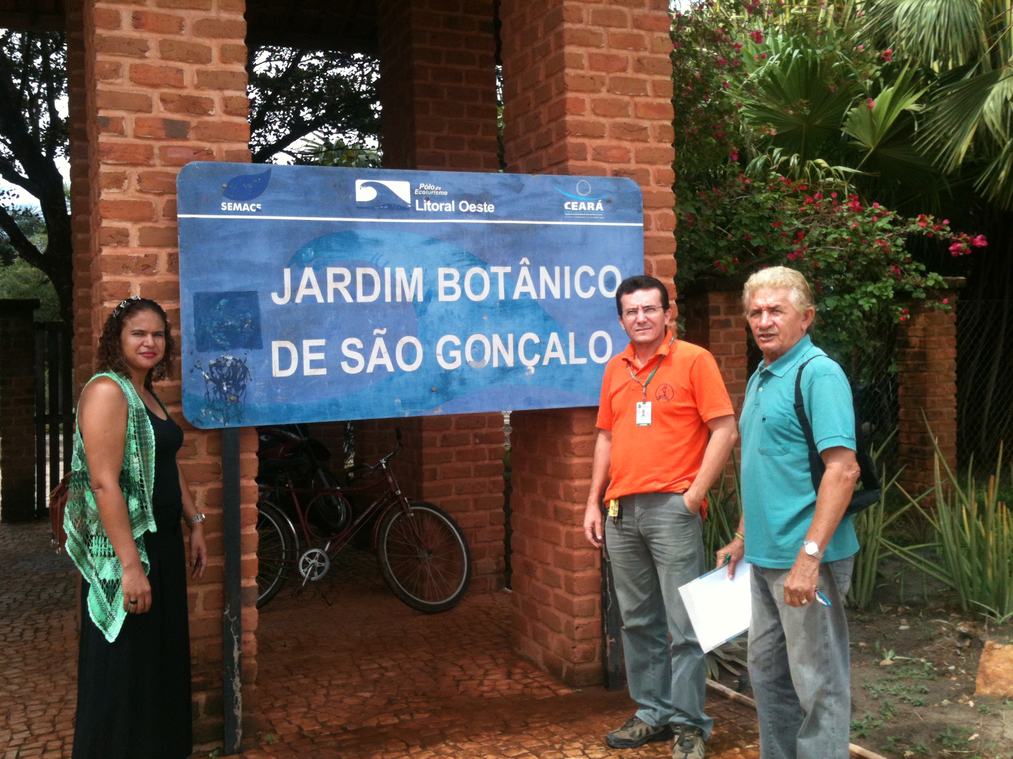 Membros da Diretoria do CBH Curu visita Jardim Botânico em São Gonçalo Amarante