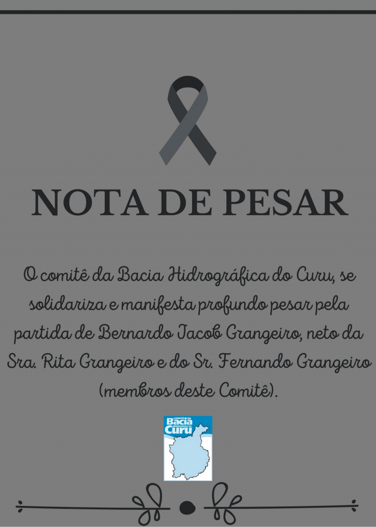 NOTA DE PESAR