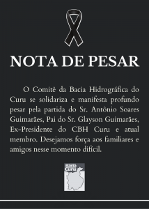 Nota de pesar litoral