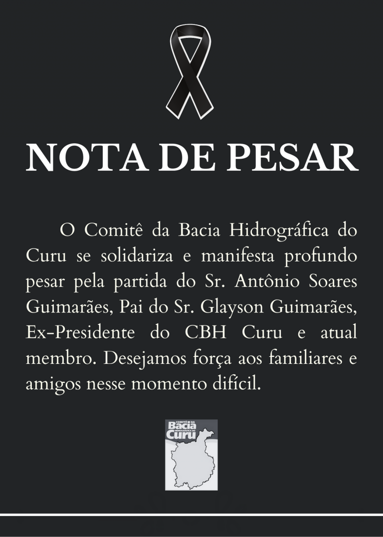 NOTA DE PESAR