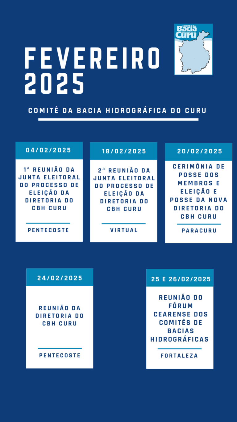 AGENDA DE FEVEREIRO