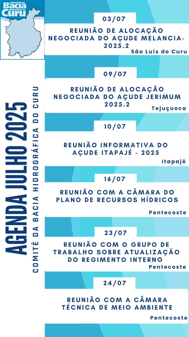 AGENDA JULHO