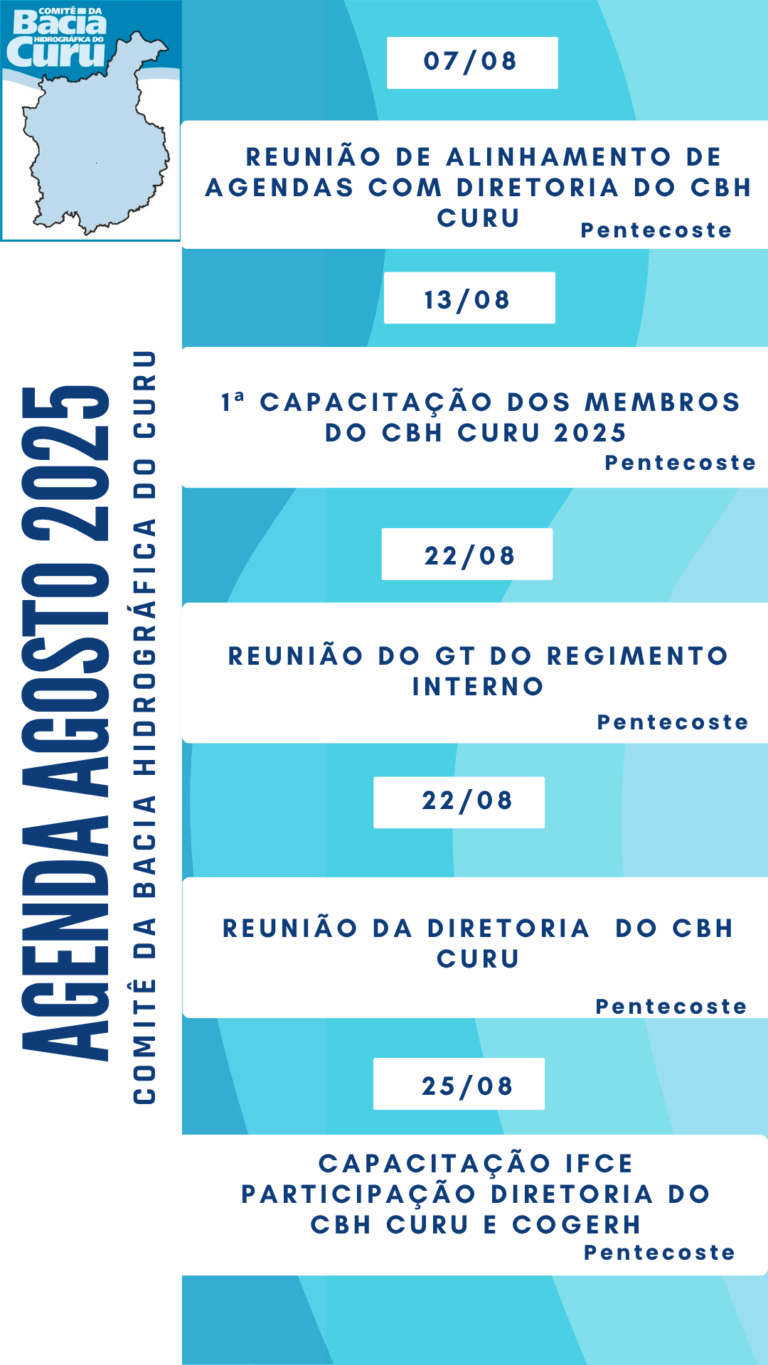 AGENDA DE AGOSTO
