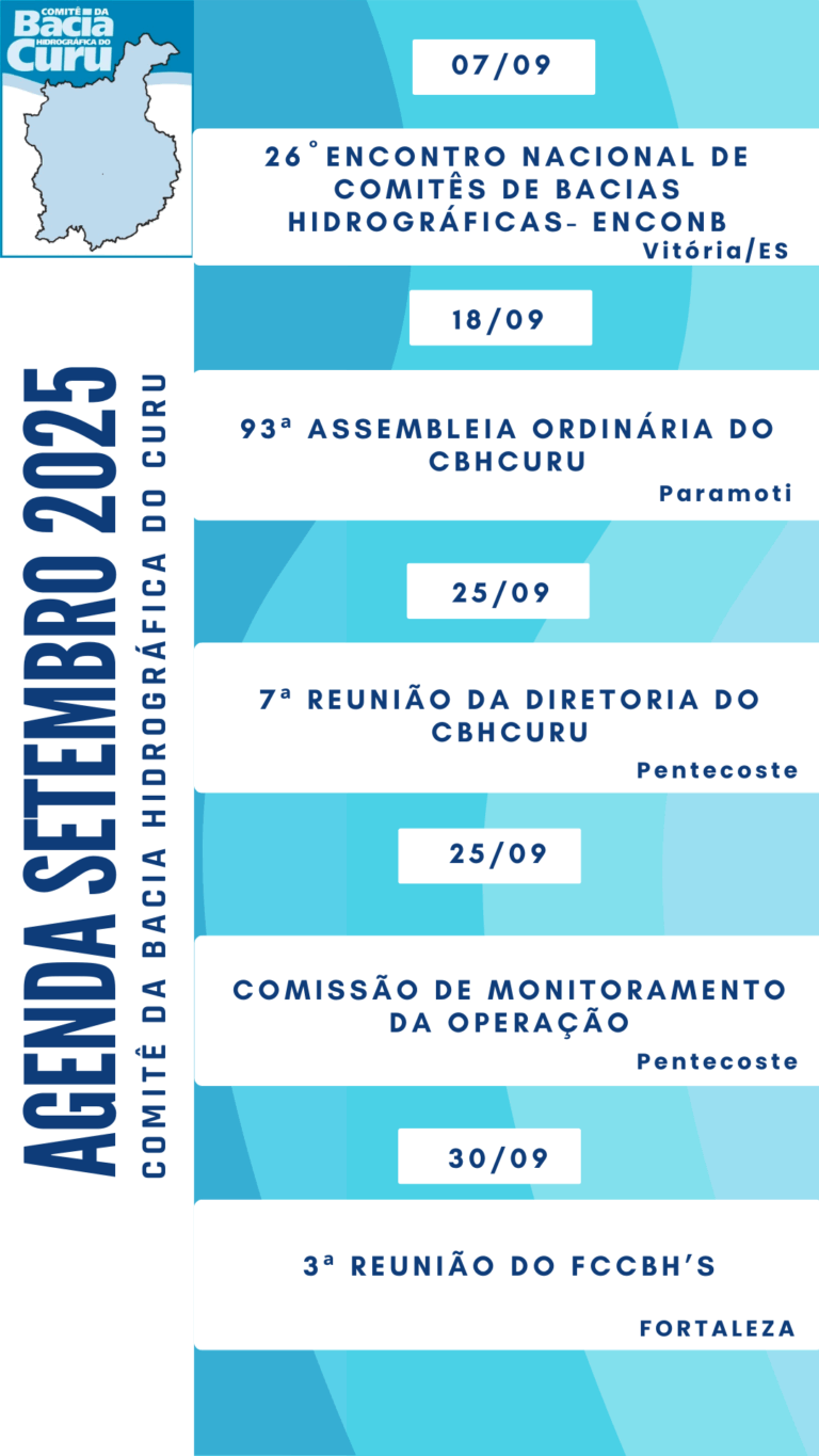 AGENDA DE SETEMBRO