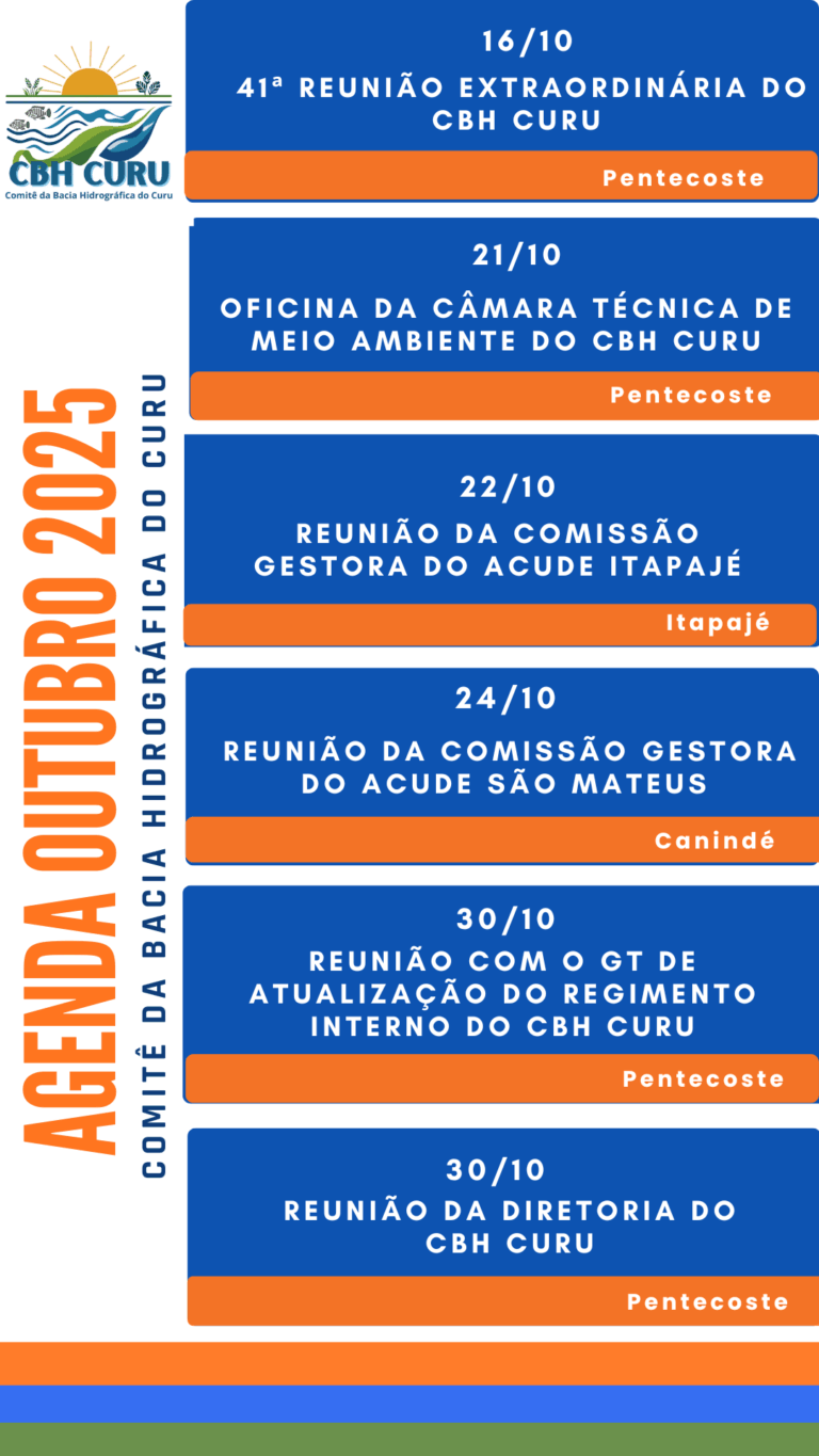 AGENDA DE OUTUBRO