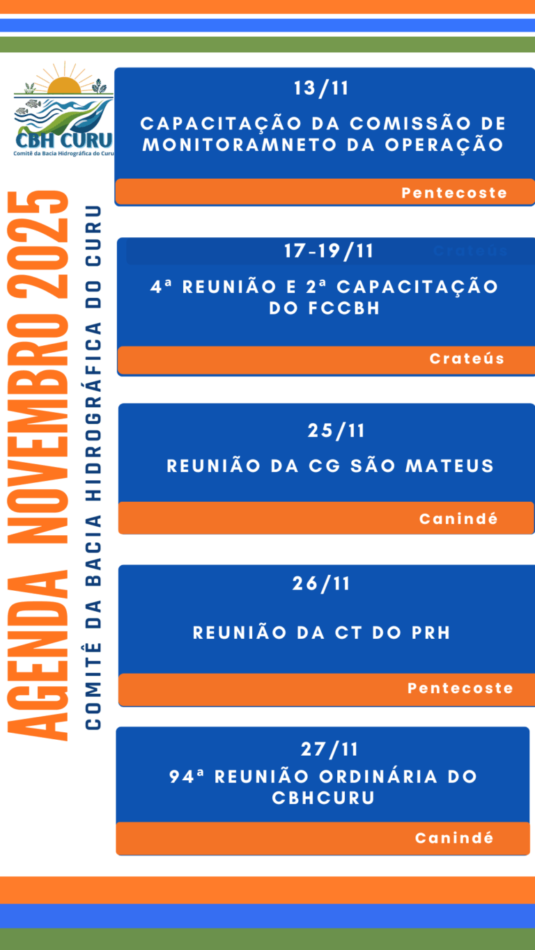 AGENDA DE NOVEMBRO 2025